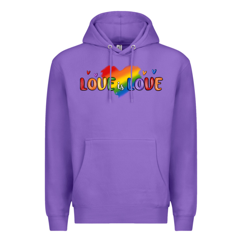 Love Is Love Lgbtq Premium Hoodie by MaliasSmallBusiness | Teevron