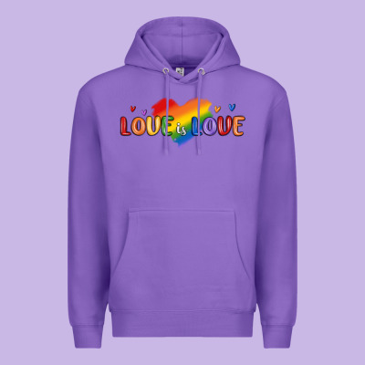 Love Is Love Lgbtq Premium Hoodie Designed By Maliassmallbusiness