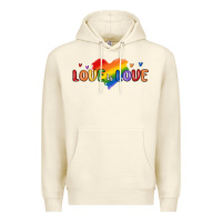 Sandshell love is love lgbtq Premium Hoodie - MaliasSmallBusiness