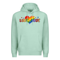 Seafoam love is love lgbtq Premium Hoodie - MaliasSmallBusiness