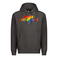 Smoke love is love lgbtq Premium Hoodie - MaliasSmallBusiness