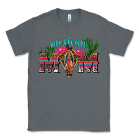 Charcoal Heather mexican mom with cactus Classic Tee - texasbilliewilder
