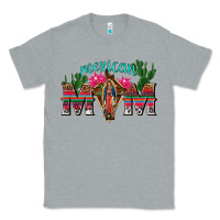 Heather Grey mexican mom with cactus Classic Tee - texasbilliewilder