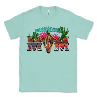 Seafoam mexican mom with cactus Classic Tee - texasbilliewilder