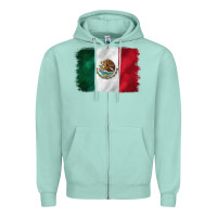Seafoam mexican flag Zipper Hoodie - CTS Tumbler Store
