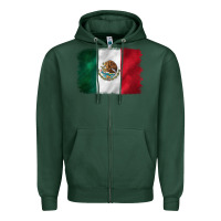 Sports Green mexican flag Zipper Hoodie - CTS Tumbler Store