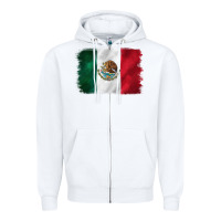 White mexican flag Zipper Hoodie - CTS Tumbler Store