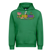 Emerald louisiana mardi gras Urban Hoodie - MaliasSmallBusiness