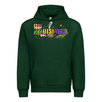 Forest Green louisiana mardi gras Urban Hoodie - MaliasSmallBusiness