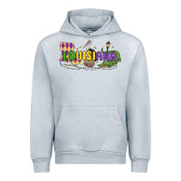 Heather Grey louisiana mardi gras Urban Hoodie - MaliasSmallBusiness