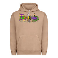 Pigment Burro louisiana mardi gras Urban Hoodie - MaliasSmallBusiness