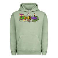 Pigment Oil Green louisiana mardi gras Urban Hoodie - MaliasSmallBusiness