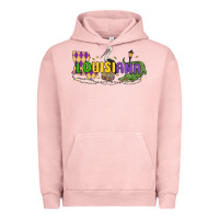 Pigment Salmon louisiana mardi gras Urban Hoodie - MaliasSmallBusiness
