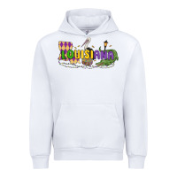 White louisiana mardi gras Urban Hoodie - MaliasSmallBusiness