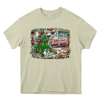 Mossy merry Christmas tree western Heavy Core Tee - CowhideDigitalArt