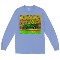 Colony Blue st patricks day truck shamrock with rainbow tumbler Long Sleeve Tee - RanaPortraitStore