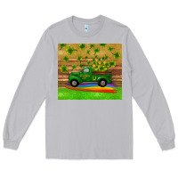 Moon Dust st patricks day truck shamrock with rainbow tumbler Long Sleeve Tee - RanaPortraitStore