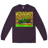 Plum st patricks day truck shamrock with rainbow tumbler Long Sleeve Tee - RanaPortraitStore
