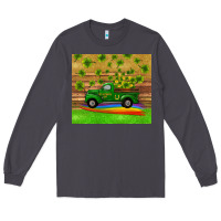 Smoke st patricks day truck shamrock with rainbow tumbler Long Sleeve Tee - RanaPortraitStore
