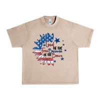 French Oak land of the free because of the brave Urban Heavy Tee - MaliasSmallBusiness