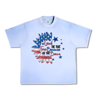 Grape Ice land of the free because of the brave Urban Heavy Tee - MaliasSmallBusiness