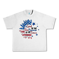 Lunar Rock land of the free because of the brave Urban Heavy Tee - MaliasSmallBusiness