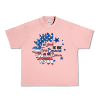 Salmon land of the free because of the brave Urban Heavy Tee - MaliasSmallBusiness