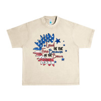 Land Of The Free Because Of The Brave Urban Heavy Tee | Teevron