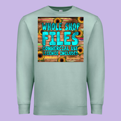 Whole Shop Fıles Premium Sweatshirt Designed By Jahusdesignshop