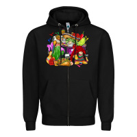 Black mexican gnomes truck Zipper Hoodie - CTS Tumbler Store