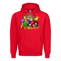 Red mexican gnomes truck Zipper Hoodie - CTS Tumbler Store