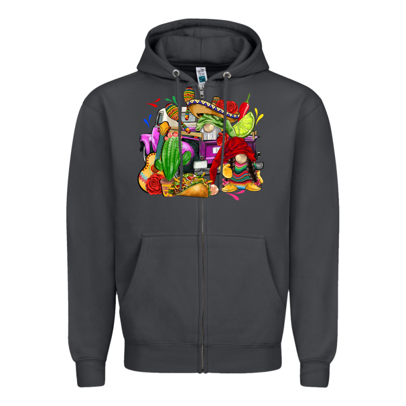 Mexican Gnomes Truck Zipper Hoodie by CTS Tumbler Store | Teevron