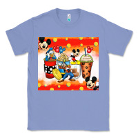 Colony Blue cartoon characters coffee cups Classic Tee - Zillion Design Studio