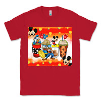Red cartoon characters coffee cups Classic Tee - Zillion Design Studio