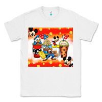 White cartoon characters coffee cups Classic Tee - Zillion Design Studio