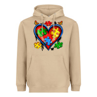 Mushroom autism heart Heavyweight Hoodie - Artiststas