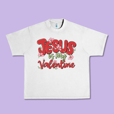 Urban Heavy Tee jesus is my valentine