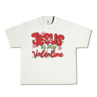 Pistachio jesus is my valentine Urban Heavy Tee - MaliasSmallBusiness