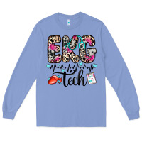 Colony Blue ekg tech Long Sleeve Tee - Zillion Design Studio
