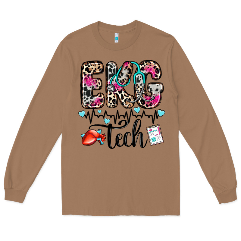 Ekg Tech Long Sleeve Tee by Zillion Design Studio | Teevron