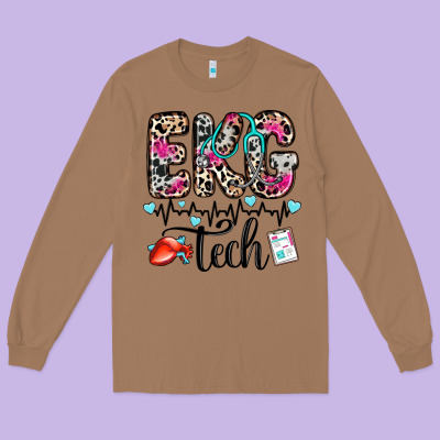 Long Sleeve Tee ekg tech