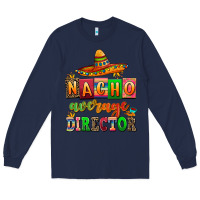 Navy nacho average direktor Long Sleeve Tee - AdoDesignShop