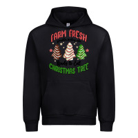 Black farm fresh christmas tree Urban Hoodie - MaliasSmallBusiness
