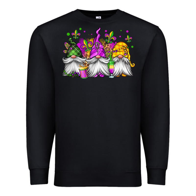 Mardi Gras Gnomes Premium Sweatshirt by Jasminsmagicworld | Teevron