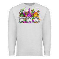 Dove Grey mardi gras gnomes Premium Sweatshirt - Jasminsmagicworld