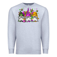 Heather Grey mardi gras gnomes Premium Sweatshirt - Jasminsmagicworld