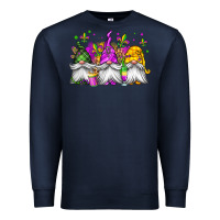 Navy mardi gras gnomes Premium Sweatshirt - Jasminsmagicworld