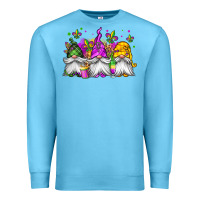 Ocean Blue mardi gras gnomes Premium Sweatshirt - Jasminsmagicworld