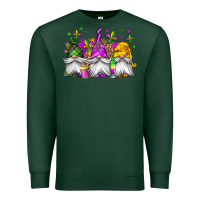 Sports Green mardi gras gnomes Premium Sweatshirt - Jasminsmagicworld