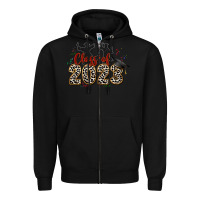 Black class of 2023 Zipper Hoodie - Zillion Design Studio